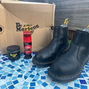 Dr. Martens Black Ankle Boots